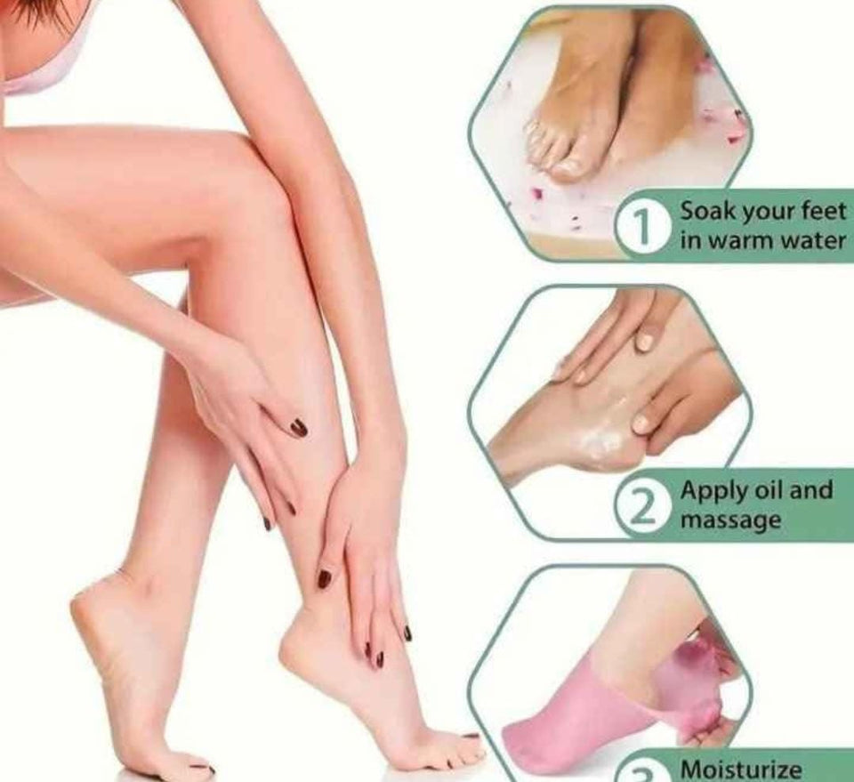 MEDIAS EXFOLIANTES DE SILICONA